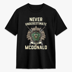 McDonald Lord of the Isles Hunting Tartan Crest 2D T-shirt - Never Underestimate Style