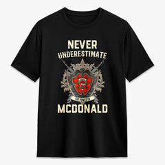 McDonald of Sleat Tartan Crest 2D T-shirt - Never Underestimate Style