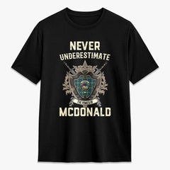 McDonald of the Isles Hunting Ancient Tartan Crest 2D T-shirt - Never Underestimate Style