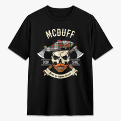McDuff Dress Ancient Tartan Crest 2D T-shirt - Alba Skull Style