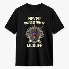 McDuff Hunting Modern Tartan Crest 2D T-shirt - Never Underestimate Style