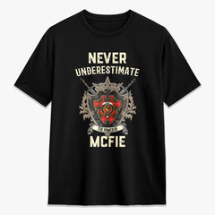 McFie Tartan Crest 2D T-shirt - Never Underestimate Style