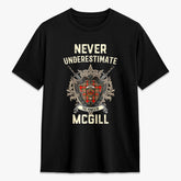 McGill Modern Tartan Crest 2D T-shirt - Never Underestimate Style