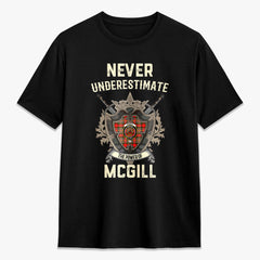McGill Modern Tartan Crest 2D T-shirt - Never Underestimate Style