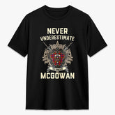 McGowan Tartan Crest 2D T-shirt - Never Underestimate Style