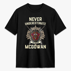McGowan Tartan Crest 2D T-shirt - Never Underestimate Style