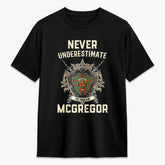 McGregor Ancient Tartan Crest 2D T-shirt - Never Underestimate Style