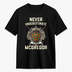 McGregor Modern Tartan Crest 2D T-shirt - Never Underestimate Style