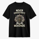 McKenzie Weathered Tartan Crest 2D T-shirt - Never Underestimate Style