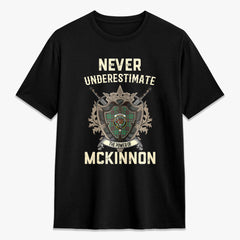 McKinnon Hunting Ancient Tartan Crest 2D T-shirt - Never Underestimate Style