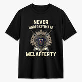 McLafferty Tartan Crest 2D T-shirt - Never Underestimate Style