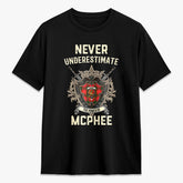 McPhee Tartan Crest 2D T-shirt - Never Underestimate Style