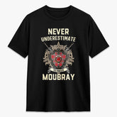 Moubray Tartan Crest 2D T-shirt - Never Underestimate Style