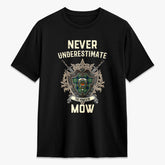 Mow Tartan Crest 2D T-shirt - Never Underestimate Style