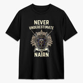 Nairn Tartan Crest 2D T-shirt - Never Underestimate Style