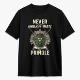 Pringle Tartan Crest 2D T-shirt - Never Underestimate Style