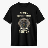 Renton Tartan Crest 2D T-shirt - Never Underestimate Style
