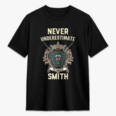 Smith Ancient Tartan Crest 2D T-shirt - Never Underestimate Style