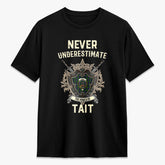 Tait Tartan Crest 2D T-shirt - Never Underestimate Style