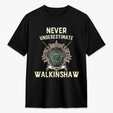 Walkinshaw Tartan Crest 2D T-shirt - Never Underestimate Style