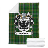 McMurdo Tartan Coat of Arms Blanket