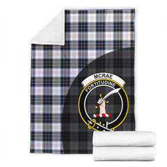 McRae Dress Modern Tartan Crest Blanket Wave Style
