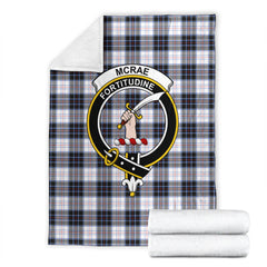 McRae Dress Modern Tartan Crest Blanket