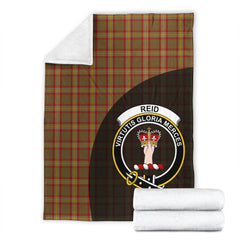 Reid Ancient Tartan Crest Blanket Wave Style