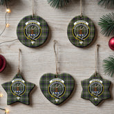 Davidson Tulloch Dress Tartan Crest Christmas Ceramic Ornament