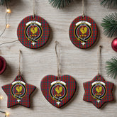 Lyle Tartan Crest Christmas Ceramic Ornament