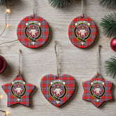 McFarlane Modern Tartan Crest Christmas Ceramic Ornament