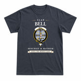 Bell of the Borders Tartan Crest Mischief and Mayhem T-shirt