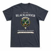 Blackadder Tartan Crest Mischief and Mayhem T-shirt