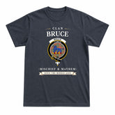 Bruce Ancient Tartan Crest Mischief and Mayhem T-shirt