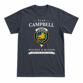 Campbell Ancient 01 Tartan Crest Mischief and Mayhem T-shirt
