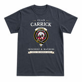 Carrick District Tartan Crest Mischief and Mayhem T-shirt