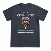 Congilton Tartan Crest Mischief and Mayhem T-shirt