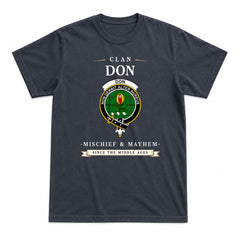 Don Tartan Crest Mischief and Mayhem T-shirt