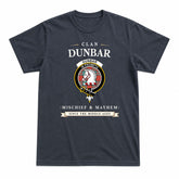 Dunbar Ancient Tartan Crest Mischief and Mayhem T-shirt