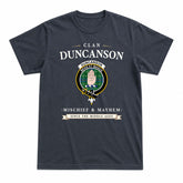Duncanson Tartan Crest Mischief and Mayhem T-shirt