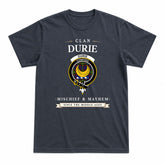 Durie Tartan Crest Mischief and Mayhem T-shirt