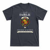 Fairlie Tartan Crest Mischief and Mayhem T-shirt