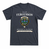 Fergusson Ancient Tartan Crest Mischief and Mayhem T-shirt