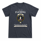 Fleming Tartan Crest Mischief and Mayhem T-shirt