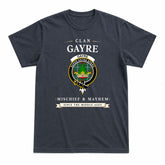 Gayre Tartan Crest Mischief and Mayhem T-shirt