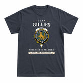 Gillies Ancient Tartan Crest Mischief and Mayhem T-shirt