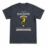 Haldane Tartan Crest Mischief and Mayhem T-shirt