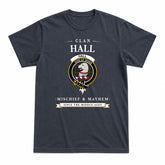 Hall Tartan Crest Mischief and Mayhem T-shirt