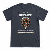 Hopkirk Tartan Crest Mischief and Mayhem T-shirt