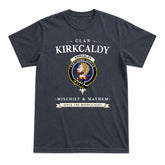 Kirkcaldy Tartan Crest Mischief and Mayhem T-shirt